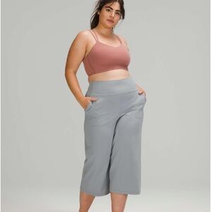 Lululemon Align Wide Leg Super-High-Rise Crop *23" Rhino Grey